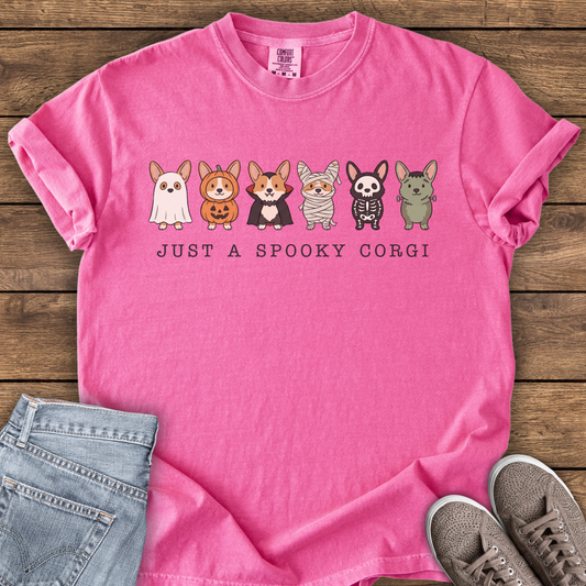 Just A Spooky Corgi T-shirt