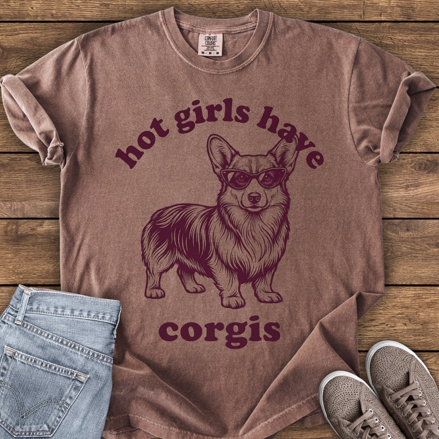 Hot Girls Have Corgis T-Shirt