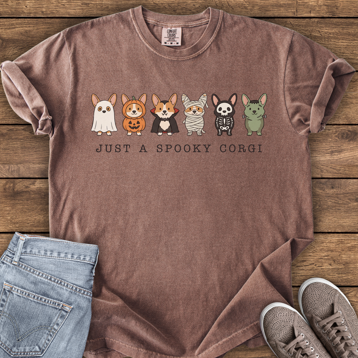 Just A Spooky Corgi T-shirt