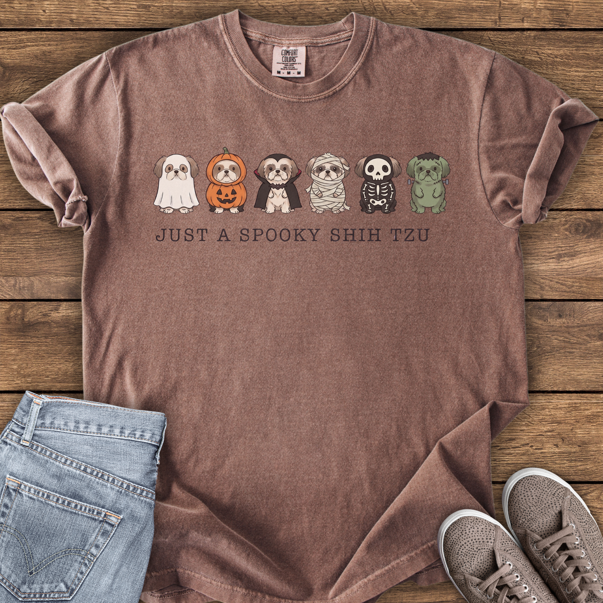 Just A Spooky Shih Tzu T-Shirt