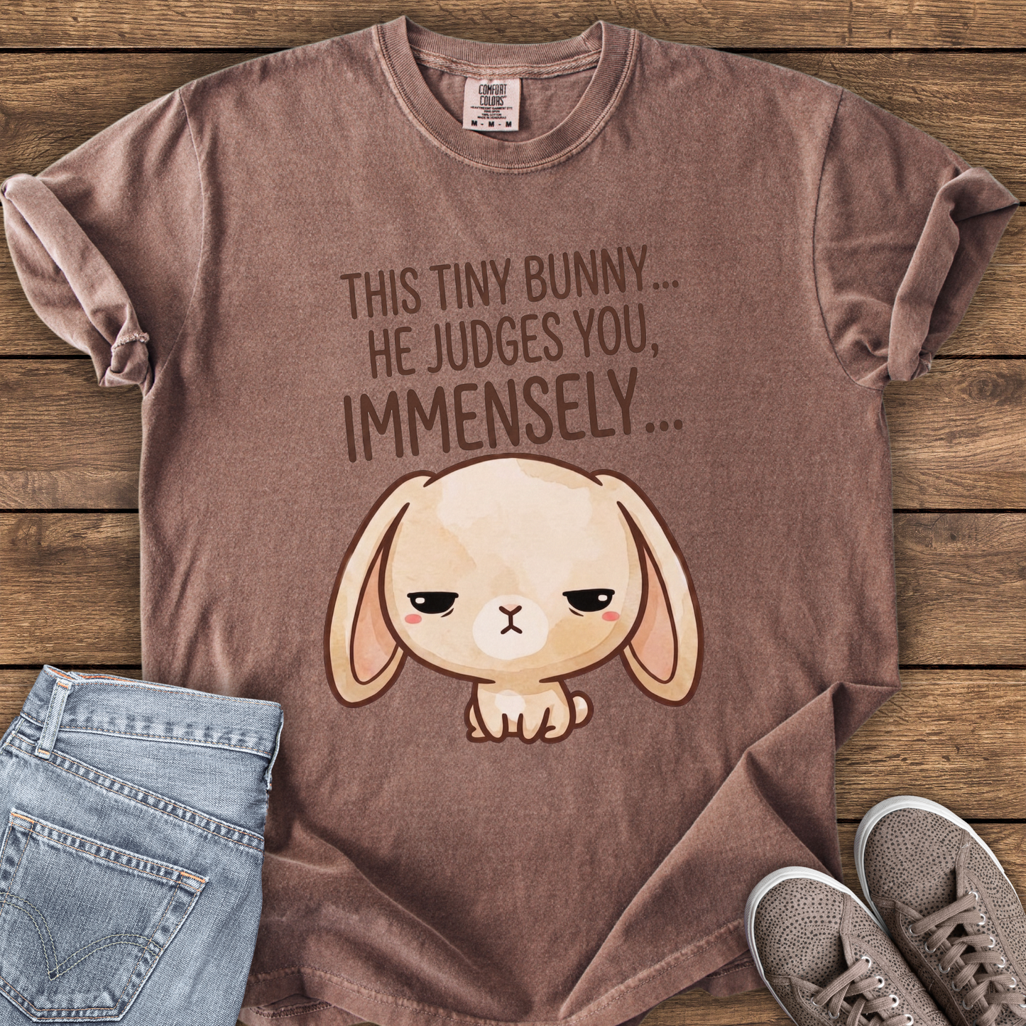This Tiny Bunny Judges You Immensely T-Shirt