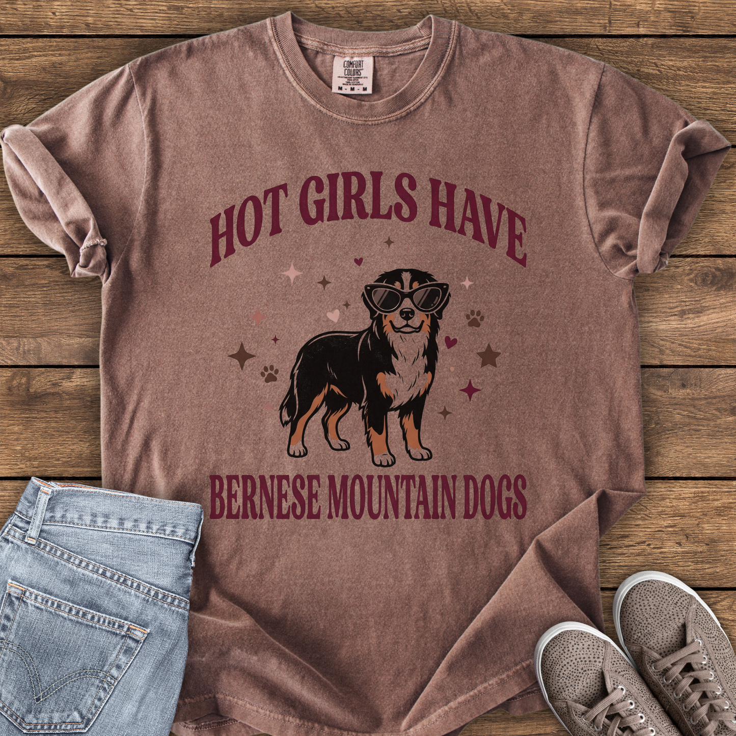 Hot Girls Have Bernese Mountain Dogs T-Shirt