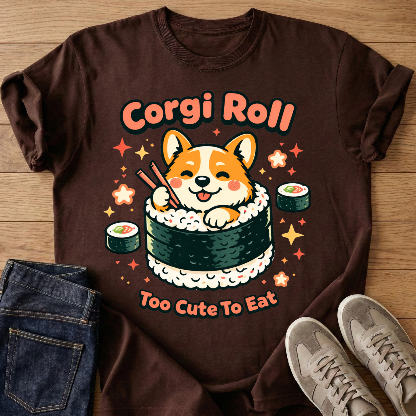 Corgi Roll T-shirt