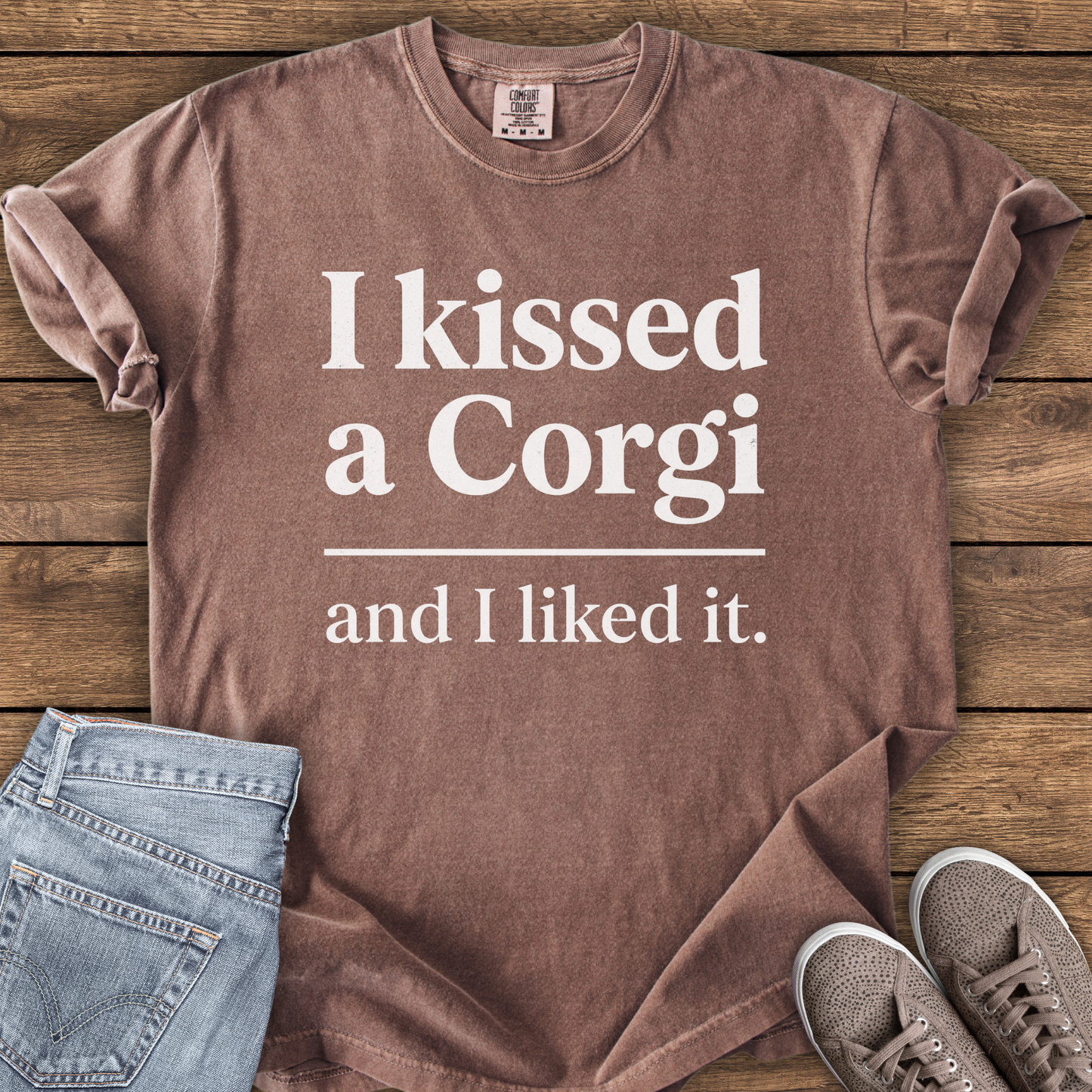 I Kissed A Corgi And Liked It T-Shirt