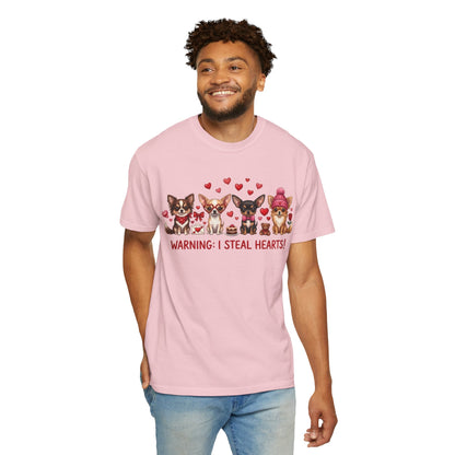 Chihuahua Pack 'Warning: I Steal Hearts!' T-Shirt