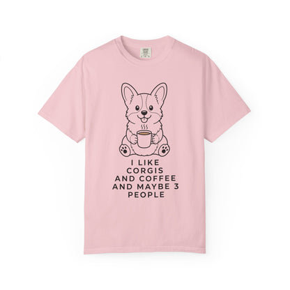 I Like Corgis And Coffee T-Shirt