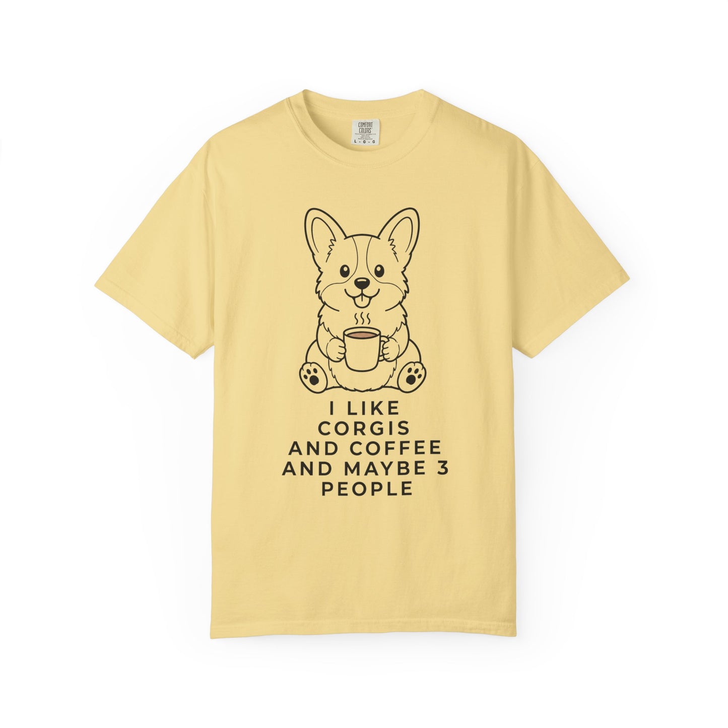 I Like Corgis And Coffee T-Shirt