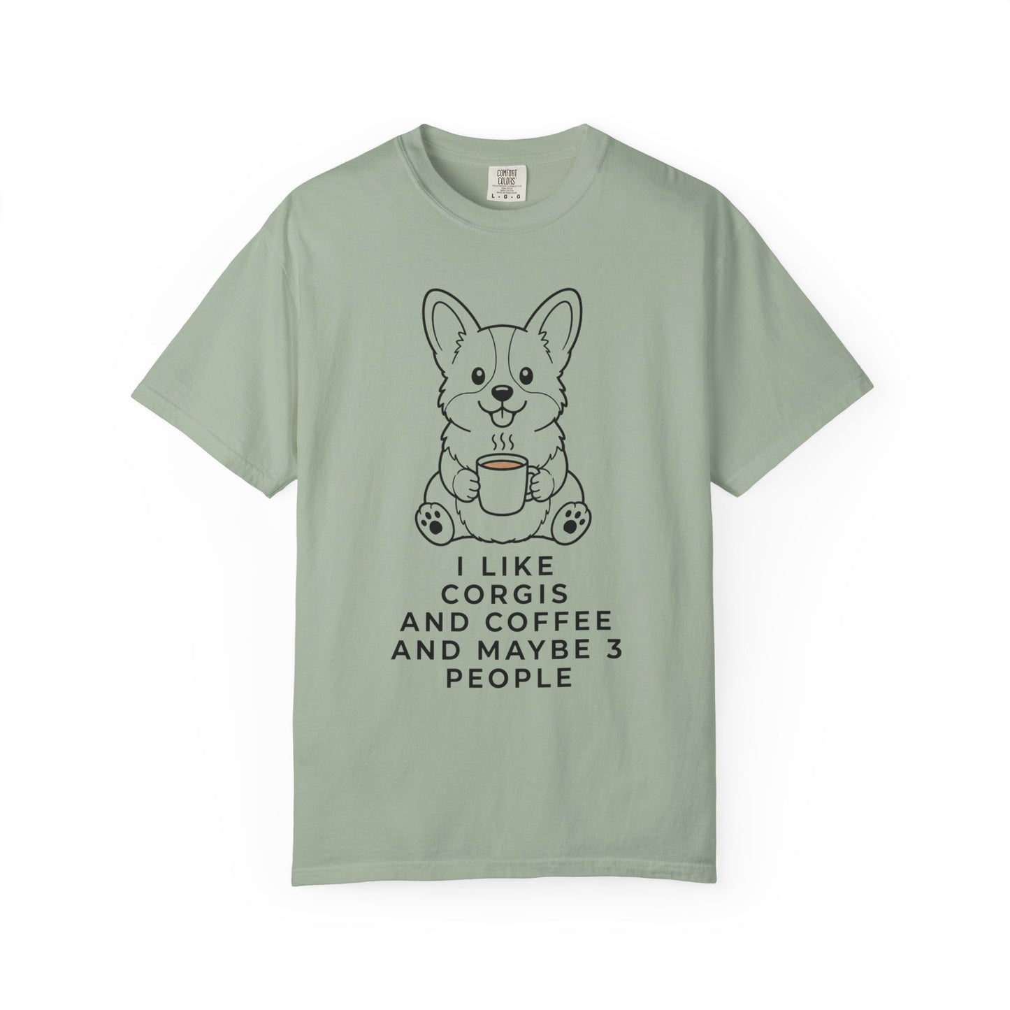 I Like Corgis And Coffee T-Shirt