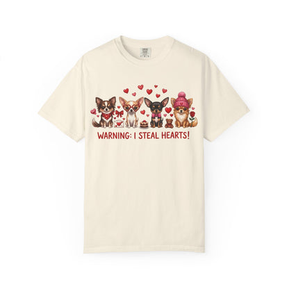 Chihuahua Pack 'Warning: I Steal Hearts!' T-Shirt