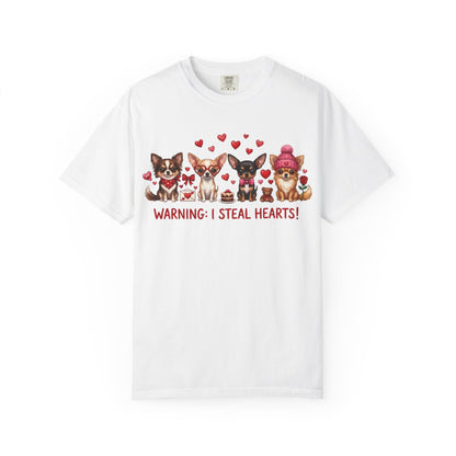 Chihuahua Pack 'Warning: I Steal Hearts!' T-Shirt