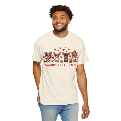 Chihuahua Pack 'Warning: I Steal Hearts!' T-Shirt