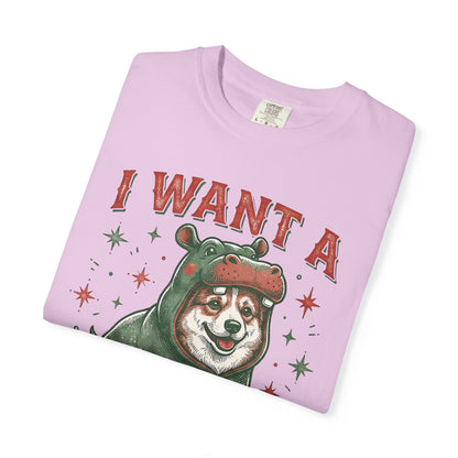 Funny Corgi Christmas T-shirt