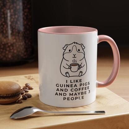 I Like Guinea Pigs And Coffee Mug (11oz)