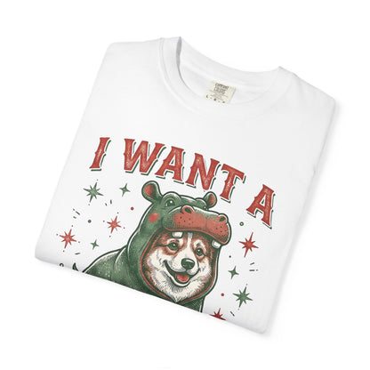 Funny Corgi Christmas T-shirt