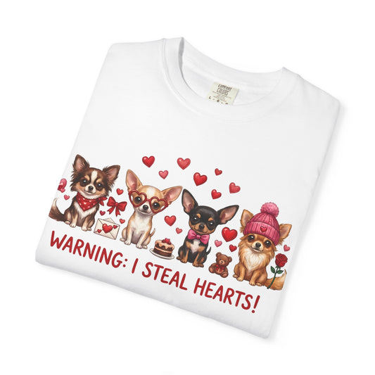 Chihuahua Pack 'Warning: I Steal Hearts!' T-Shirt