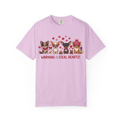 Chihuahua Pack 'Warning: I Steal Hearts!' T-Shirt