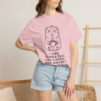 I Like Guinea Pigs And Coffee T-Shirt