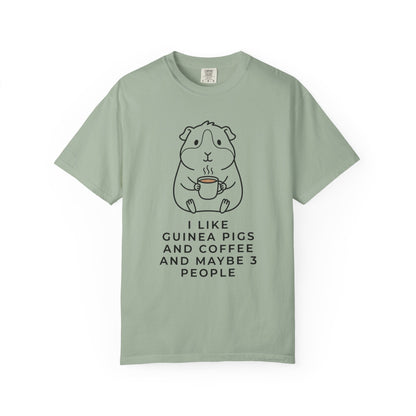 I Like Guinea Pigs And Coffee T-Shirt