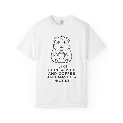 I Like Guinea Pigs And Coffee T-Shirt