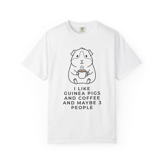 I Like Guinea Pigs And Coffee T-Shirt