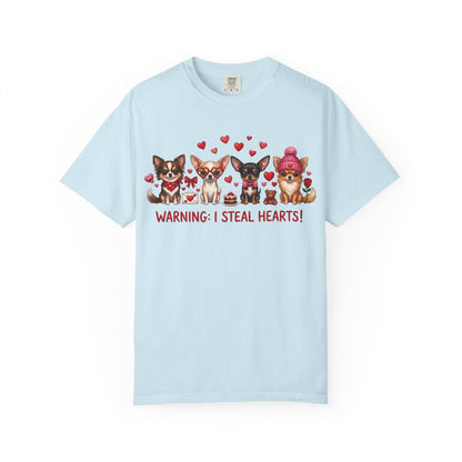 Chihuahua Pack 'Warning: I Steal Hearts!' T-Shirt