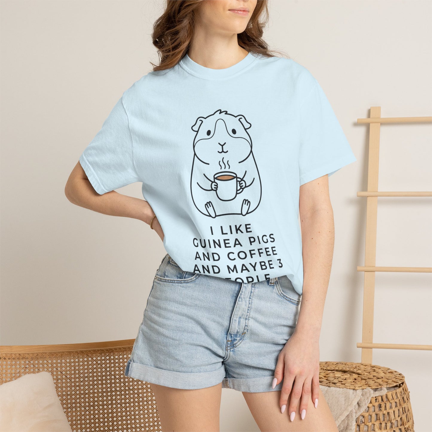 I Like Guinea Pigs And Coffee T-Shirt
