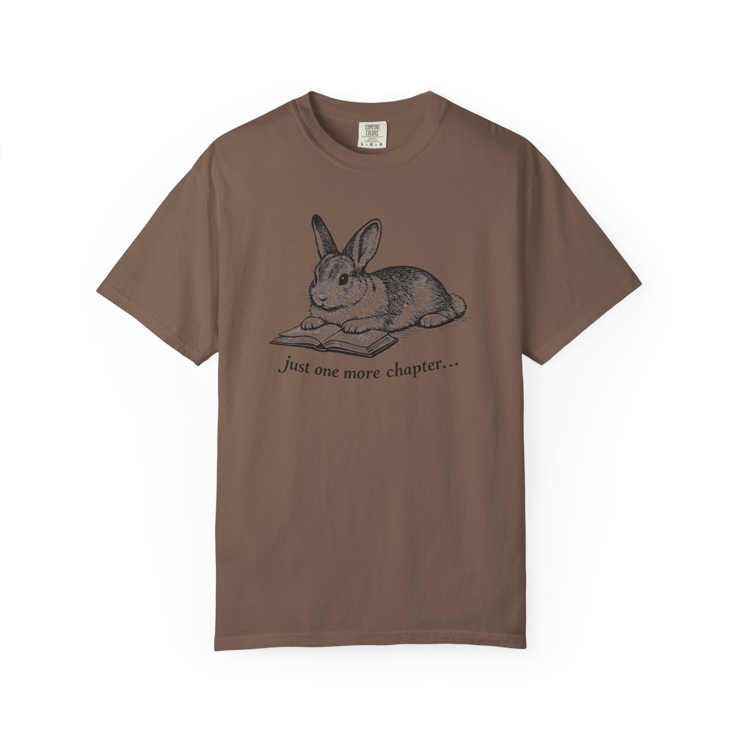 Just One More Chapter – Rabbit Book Lover T-Shirt
