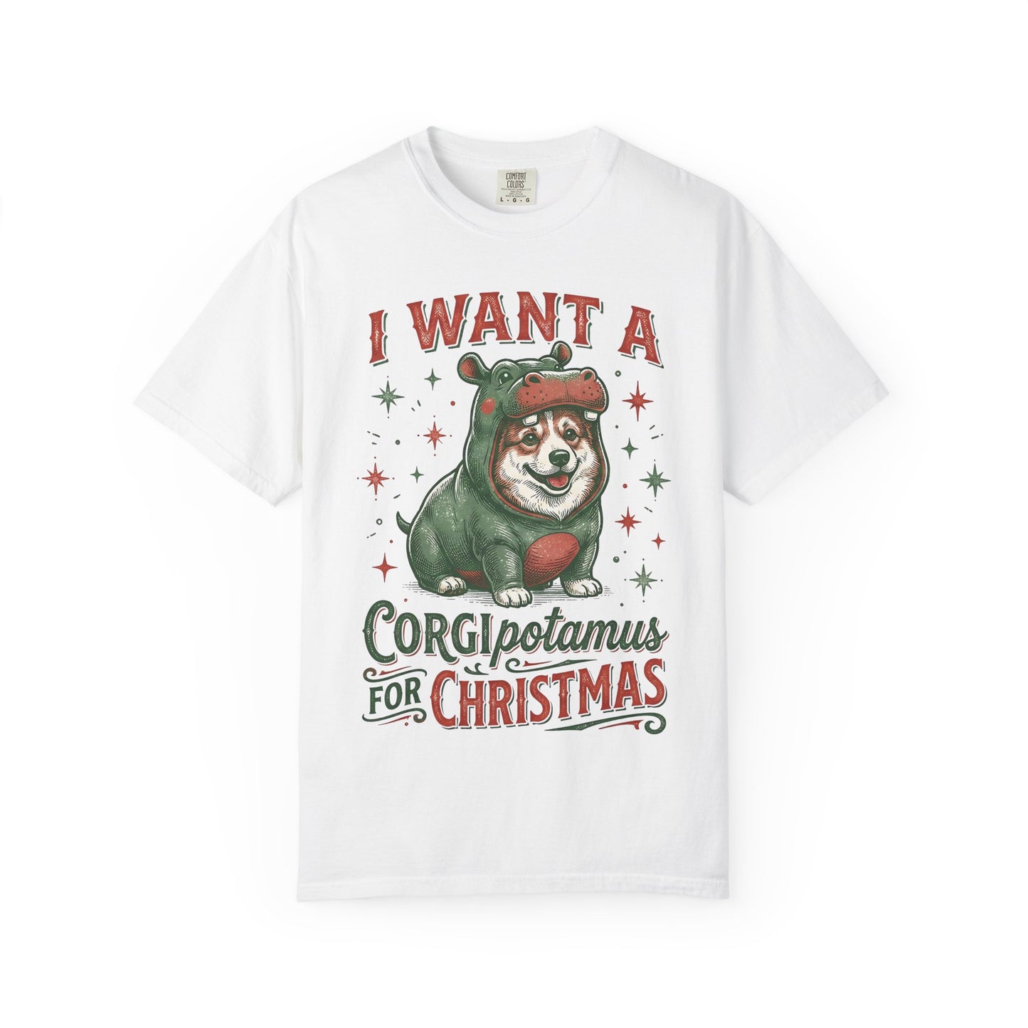 Funny Corgi Christmas T-shirt