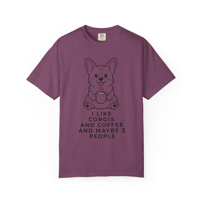 I Like Corgis And Coffee T-Shirt