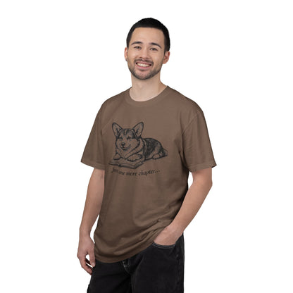 Just One More Chapter – Corgi Book Lover T-Shirt