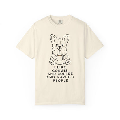 I Like Corgis And Coffee T-Shirt