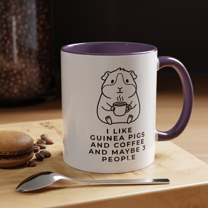 I Like Guinea Pigs And Coffee Mug (11oz)