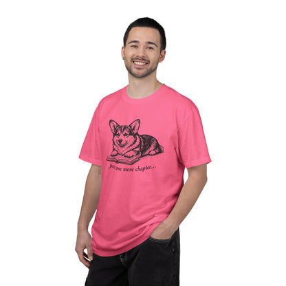 Just One More Chapter – Corgi Book Lover T-Shirt