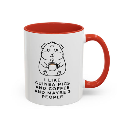 I Like Guinea Pigs And Coffee Mug (11oz)