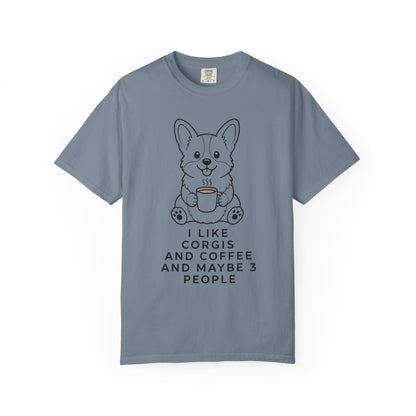 I Like Corgis And Coffee T-Shirt