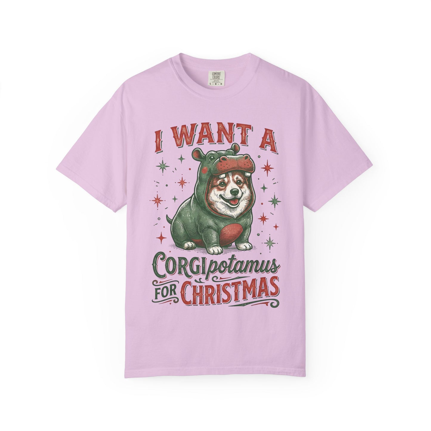 Funny Corgi Christmas T-shirt