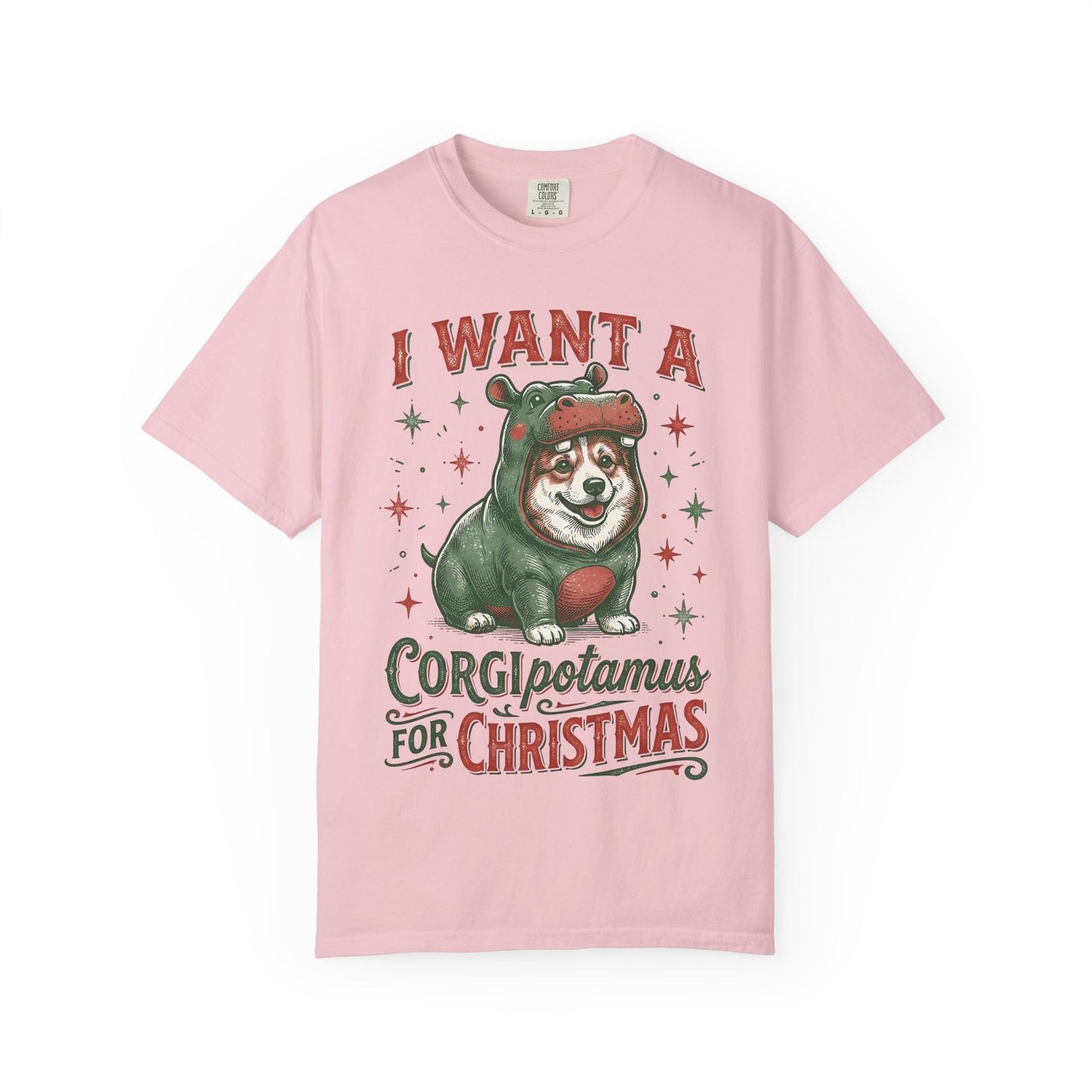 Funny Corgi Christmas T-shirt