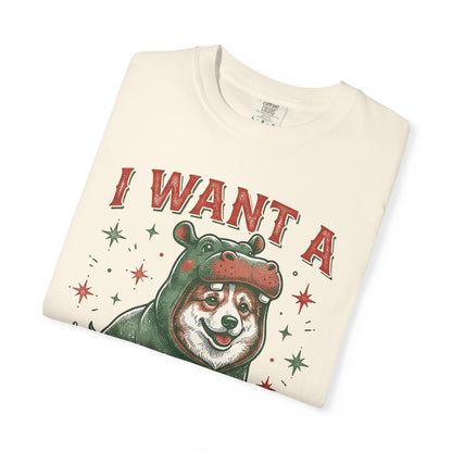 Funny Corgi Christmas T-shirt