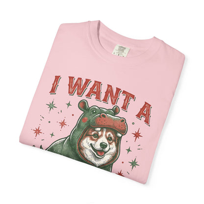 Funny Corgi Christmas T-shirt