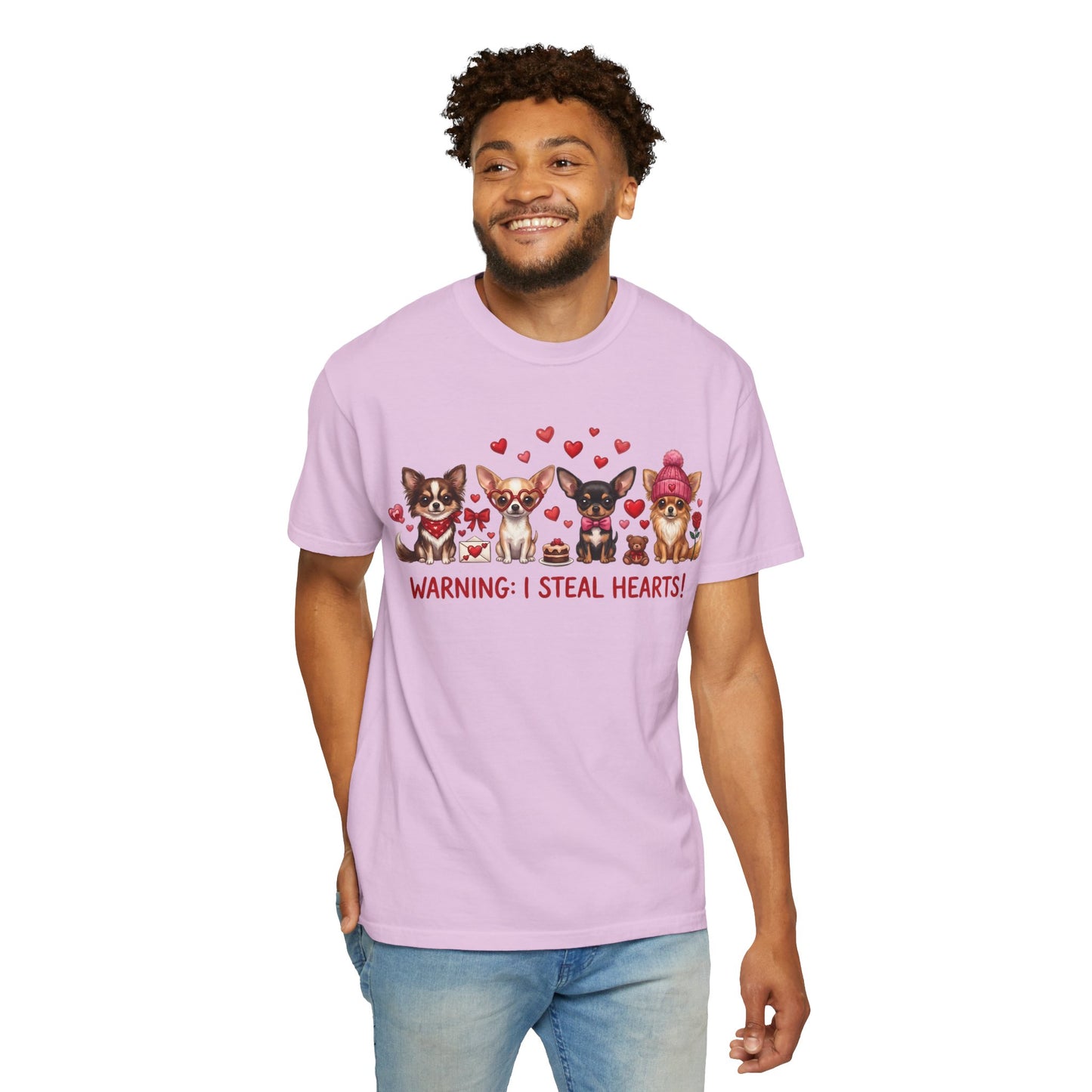 Chihuahua Pack 'Warning: I Steal Hearts!' T-Shirt