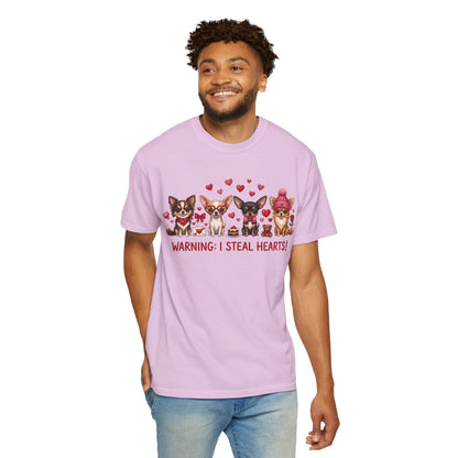 Chihuahua Pack 'Warning: I Steal Hearts!' T-Shirt