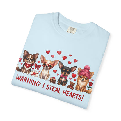Chihuahua Pack 'Warning: I Steal Hearts!' T-Shirt