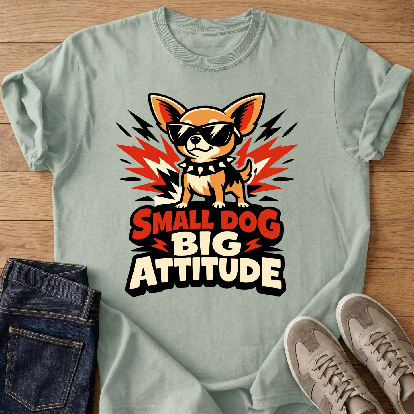 Small Dog Big Attitude T-shirt