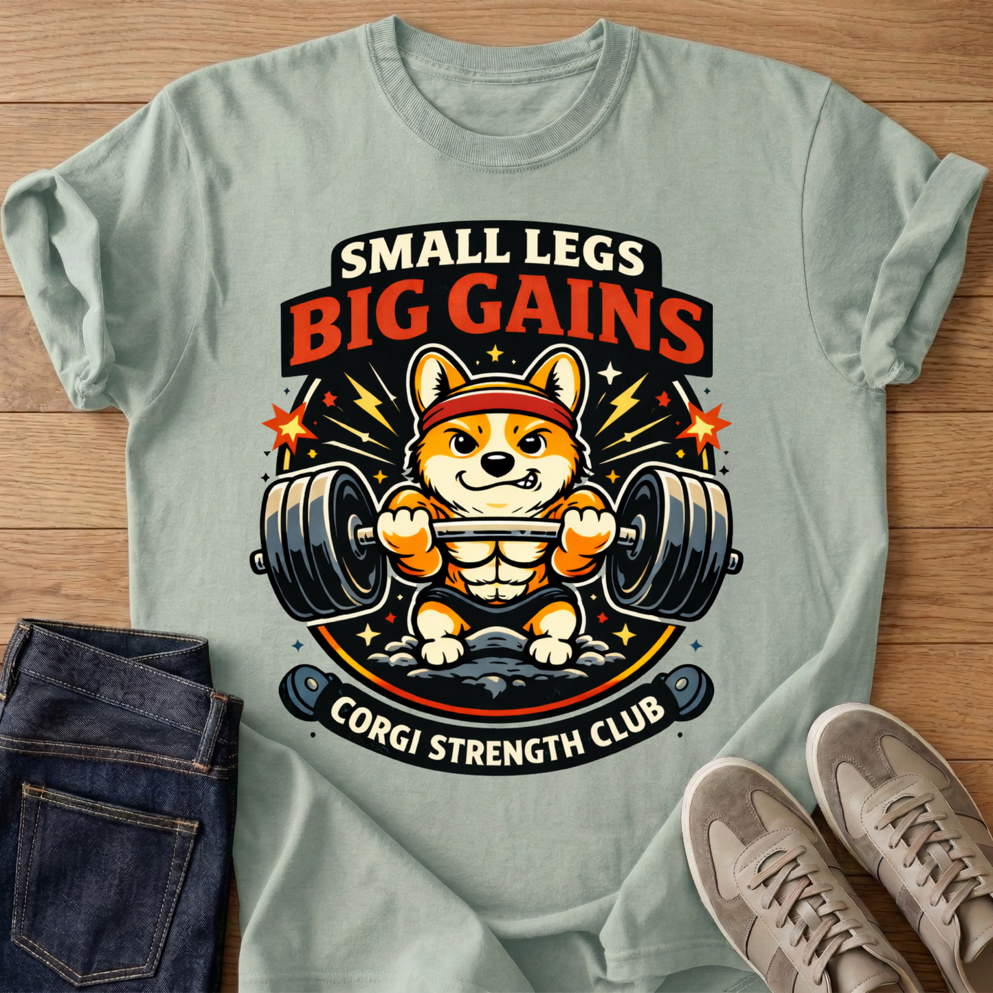 Small Legs Big Gains T-shirt