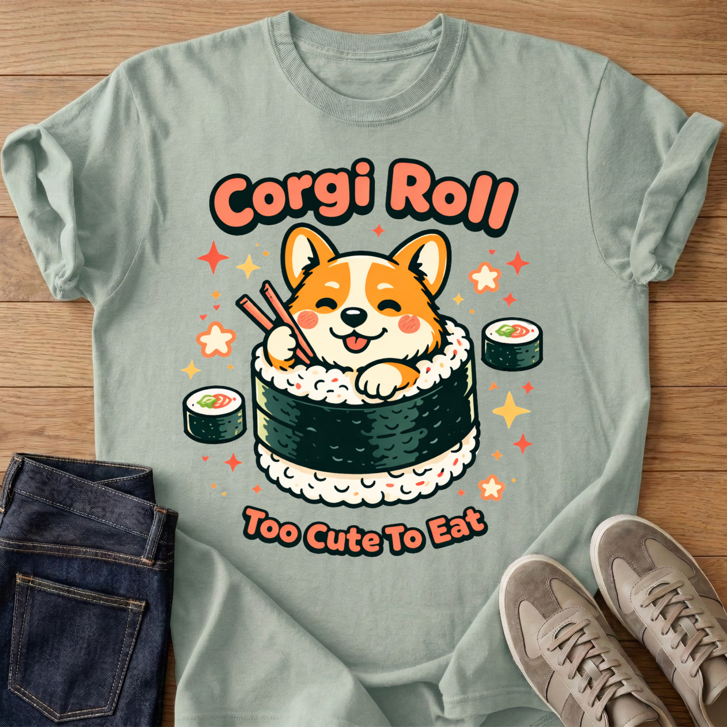 Corgi Roll T-shirt