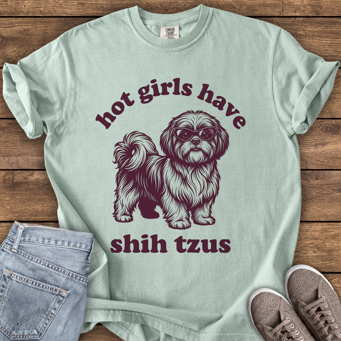 Hot Girls Have Shih Tzus T-Shirt