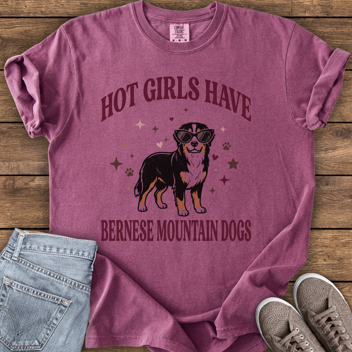 Hot Girls Have Bernese Mountain Dogs T-Shirt