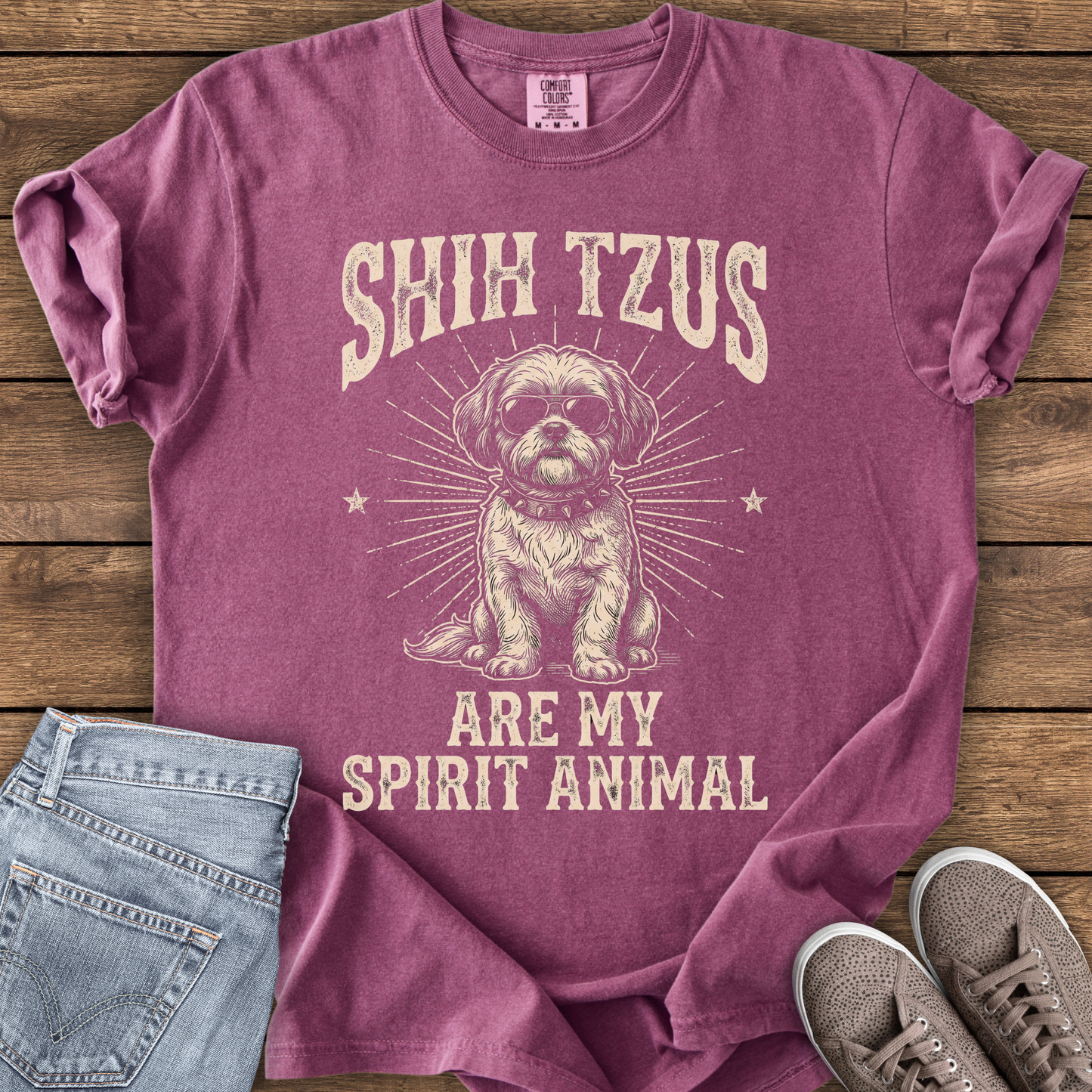 Shih Tzus Are My Spirit Animal T-Shirt