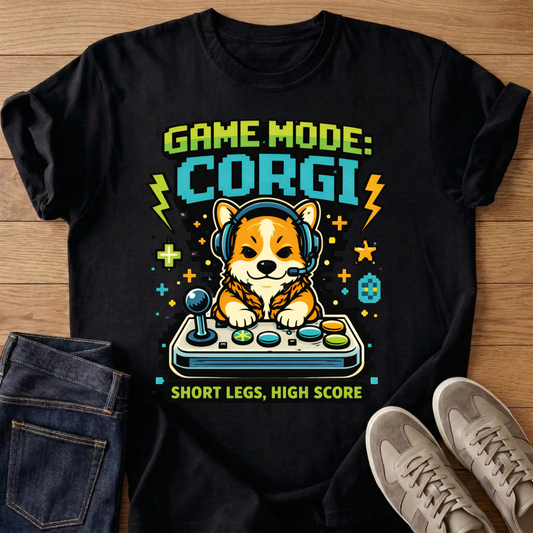 Game Mode Corgi T-shirt