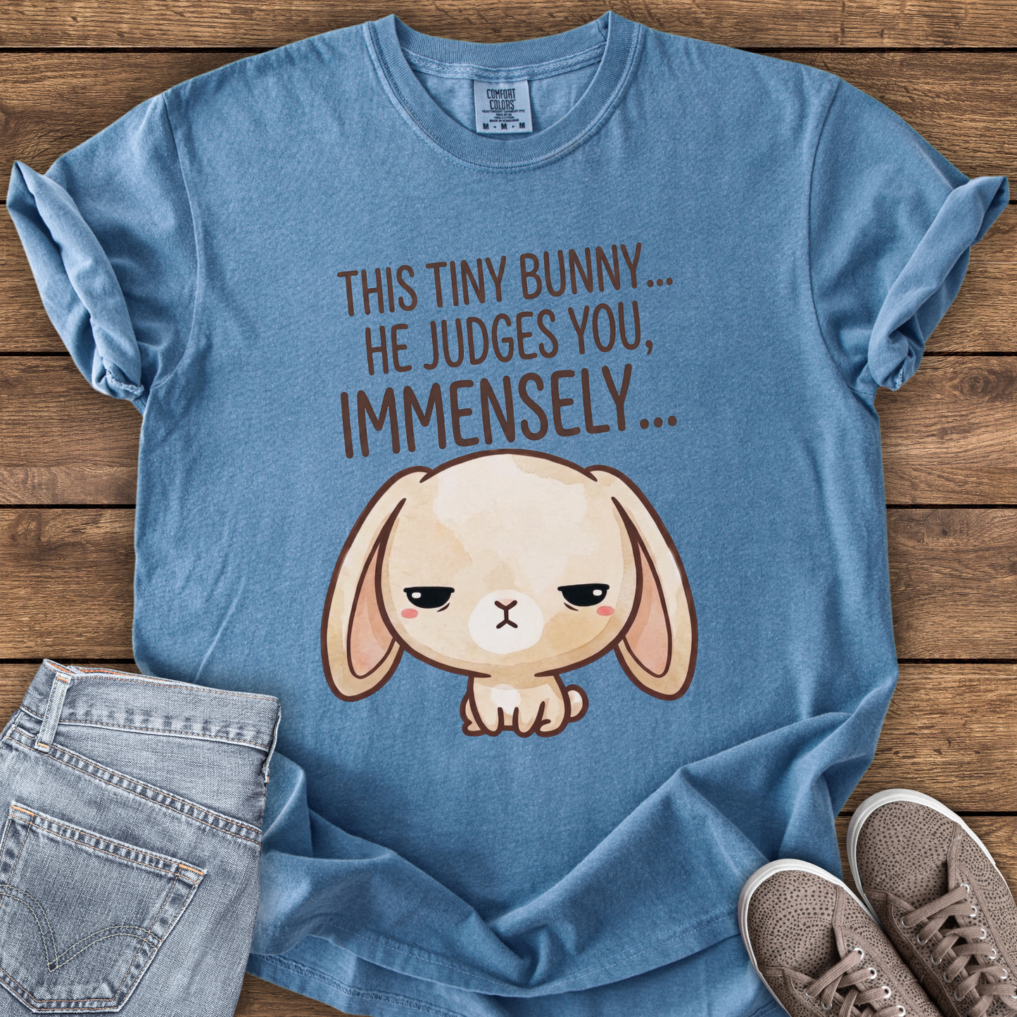 This Tiny Bunny Judges You Immensely T-Shirt